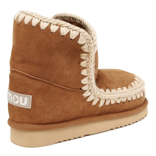 Mou Chestnut Eskimo Sheepskin Ankle Boots.  