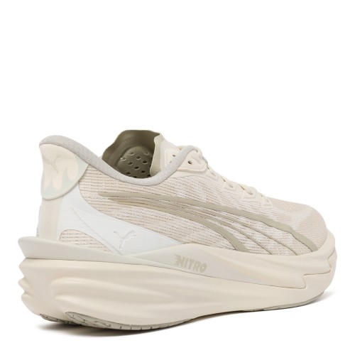 Puma Beige Lightweight Running Sneakers.