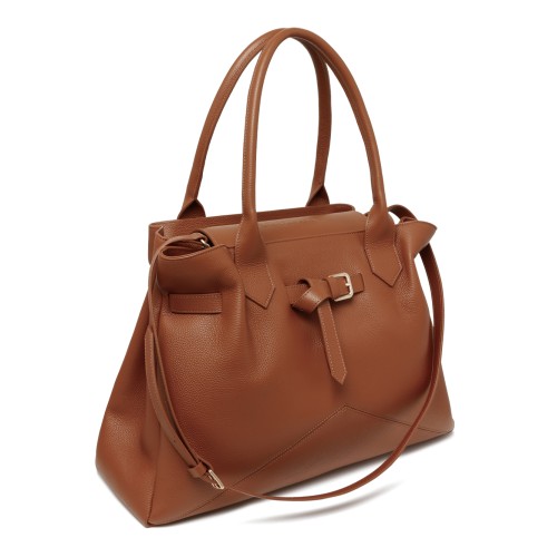 Ballantyne Brown Leather Handbag. 
