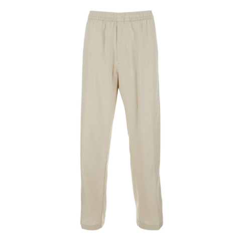 Calvin Klein Beige Tapered Jogger Trousers.