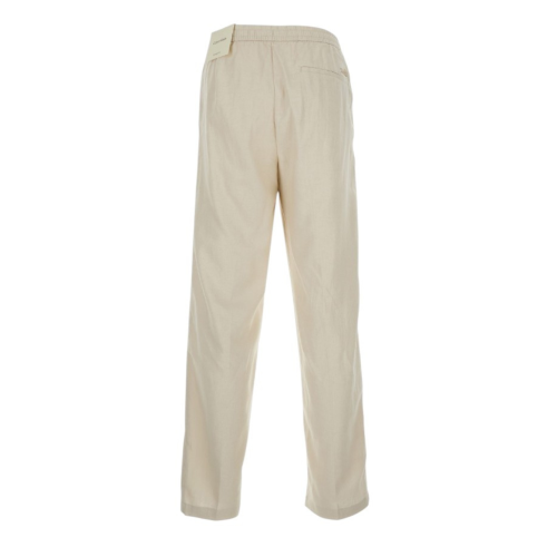 Calvin Klein Beige Tapered Jogger Trousers. 2