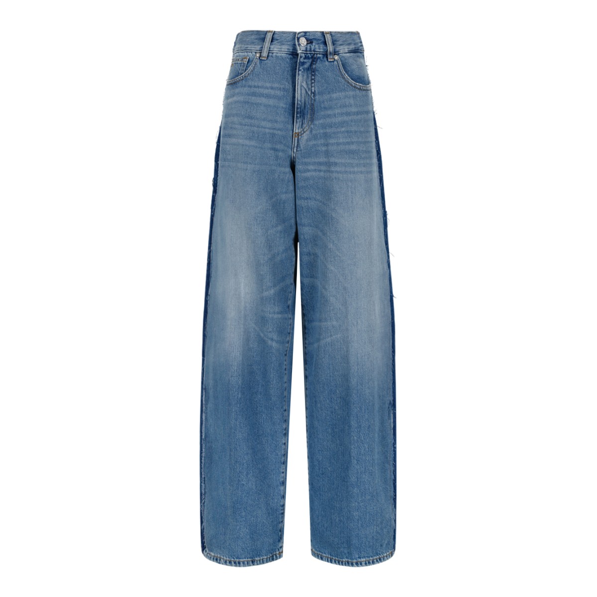 Nine In The Morning Light Blue Wide-Leg Jeans.  