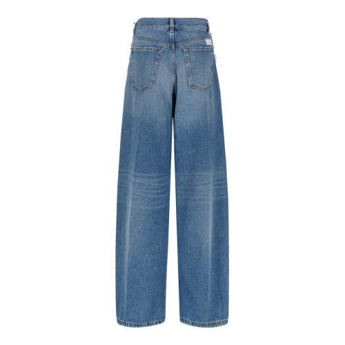 Nine In The Morning Light Blue Wide-Leg Jeans.  