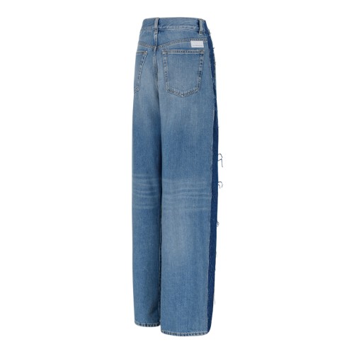 Nine In The Morning Light Blue Wide-Leg Jeans.  