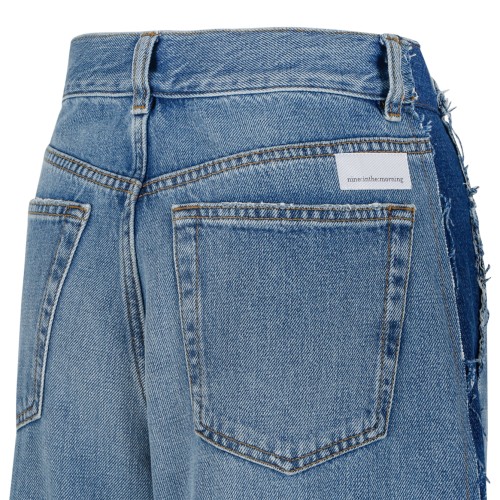 Nine In The Morning Light Blue Wide-Leg Jeans.  