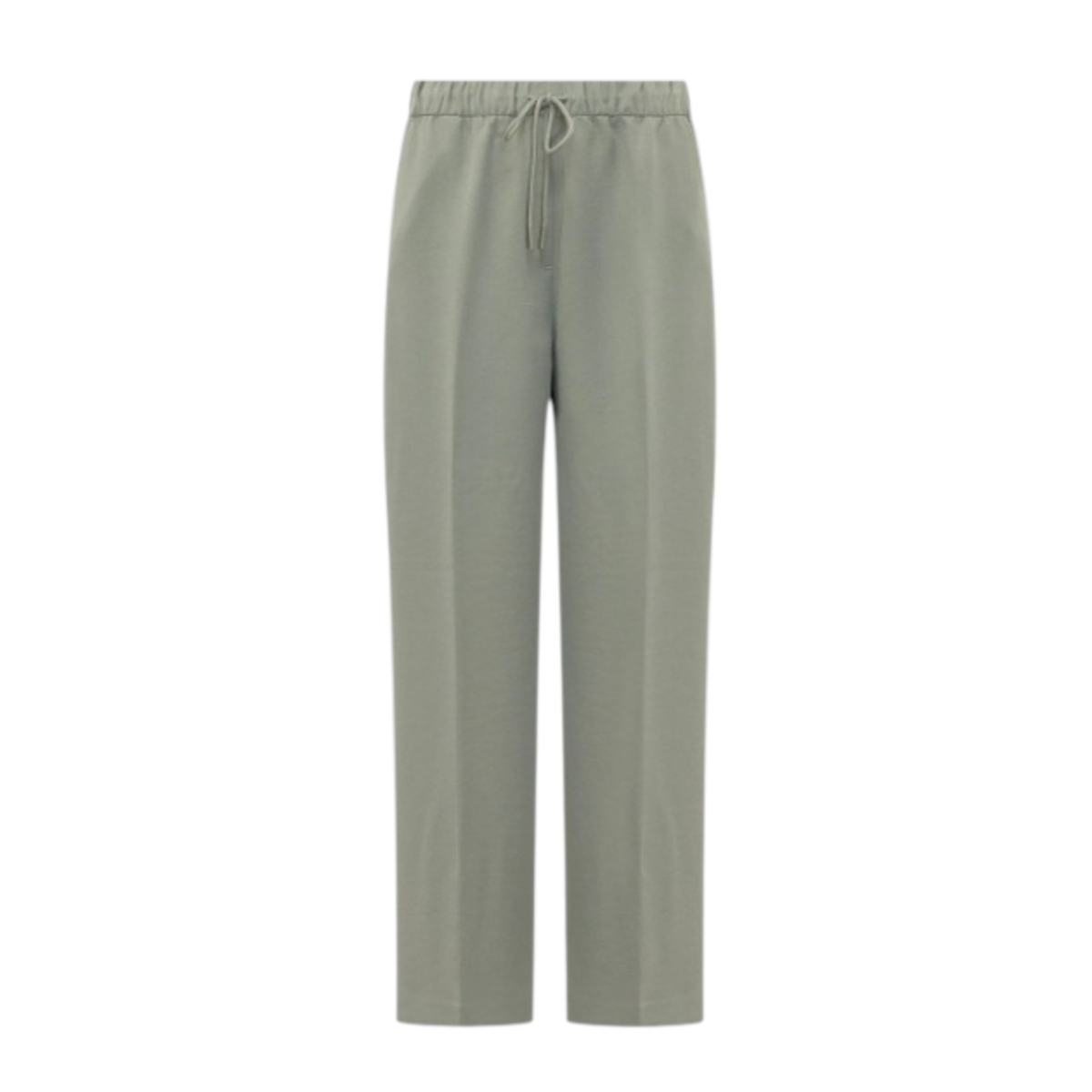Calvin Klein Sage Green Drawstring Trousers.