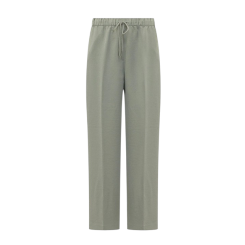 Calvin Klein Sage Green Drawstring Trousers.
