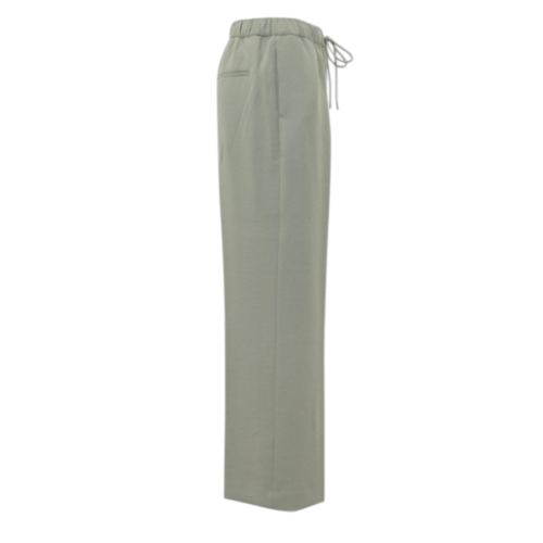 Calvin Klein Sage Green Drawstring Trousers.
