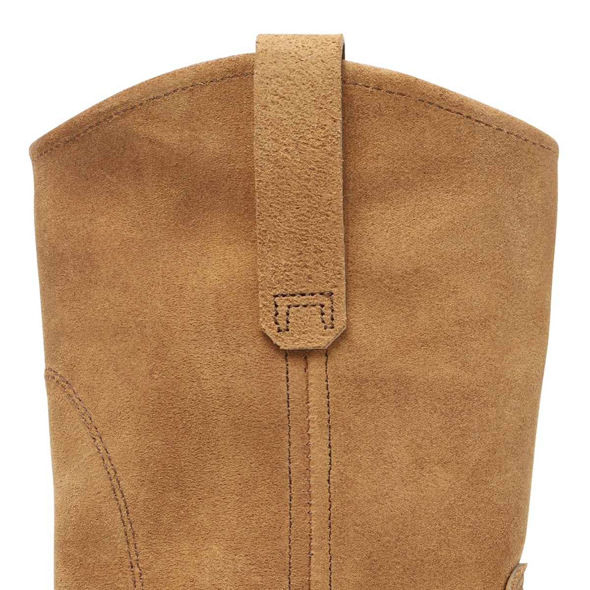 Red Wing Tan Suede Western Boots.