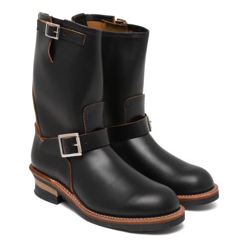Red Wing Black Leather Engineer Boots. 2