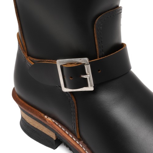 Red Wing Black Leather Engineer Boots.