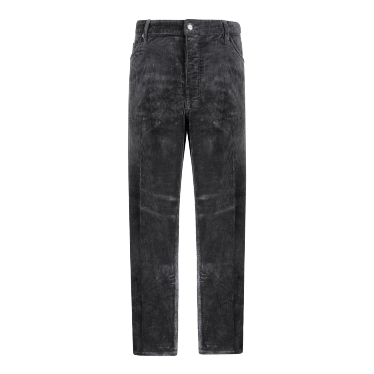 Emporio Armani Washed Black Slim-Fit Jeans.