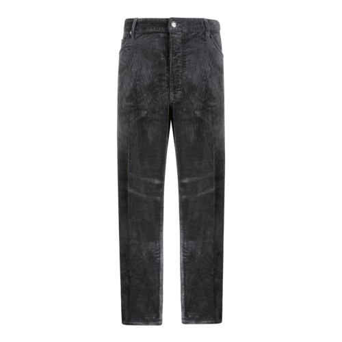 Emporio Armani Washed Black Slim-Fit Jeans.