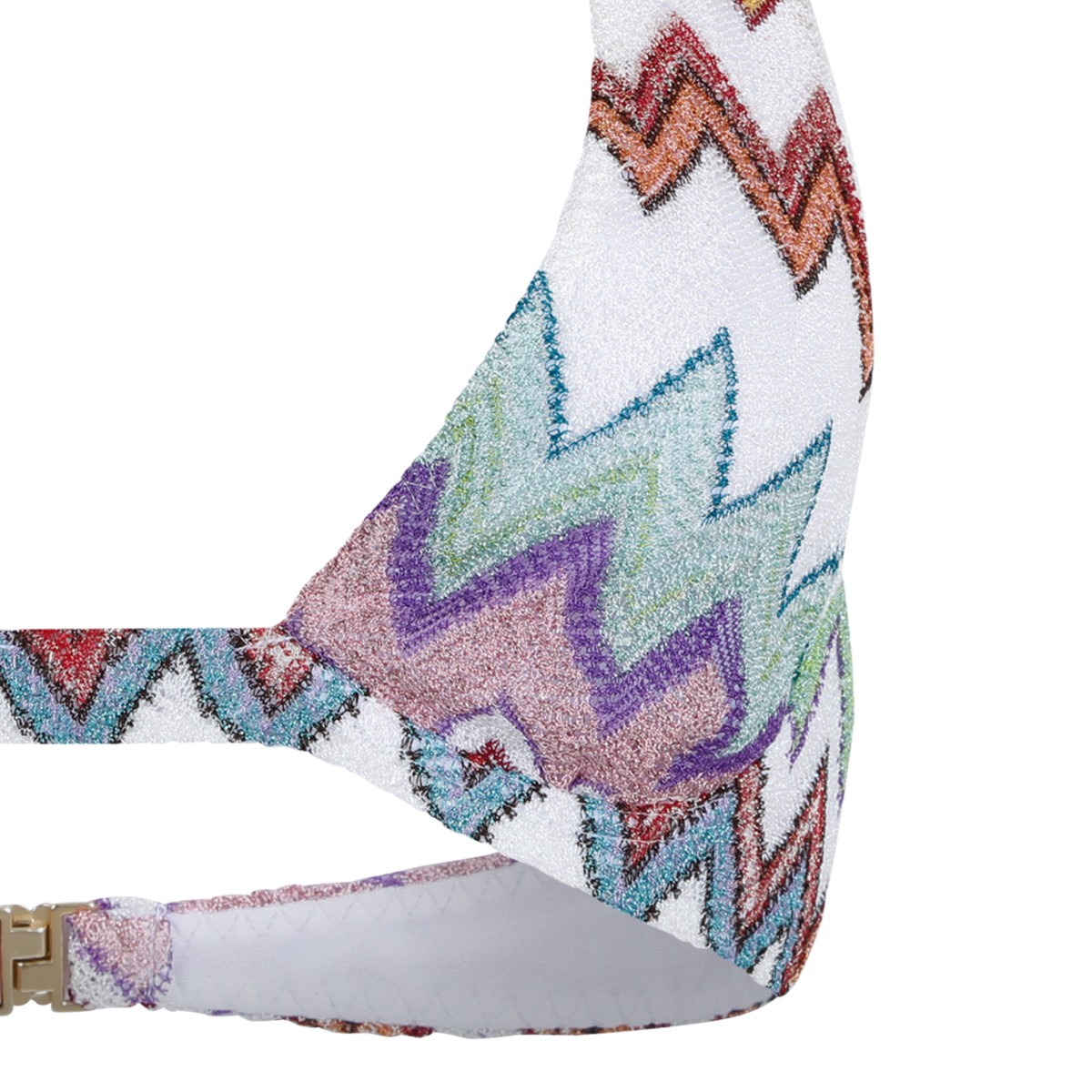 Missoni Multicolor Zigzag Halterneck Bikini Set.