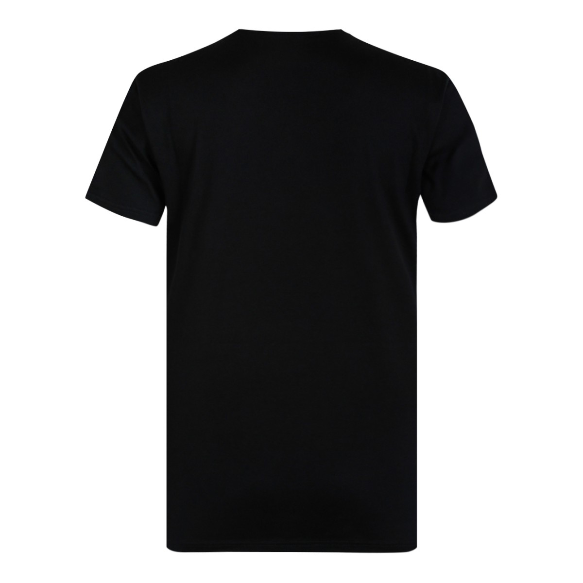 Moncler Black Cotton Crew-Neck T-Shirt.
