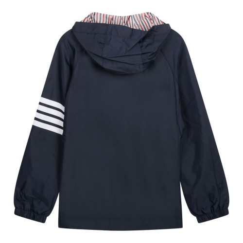 Dark Blue Hooded Jacket