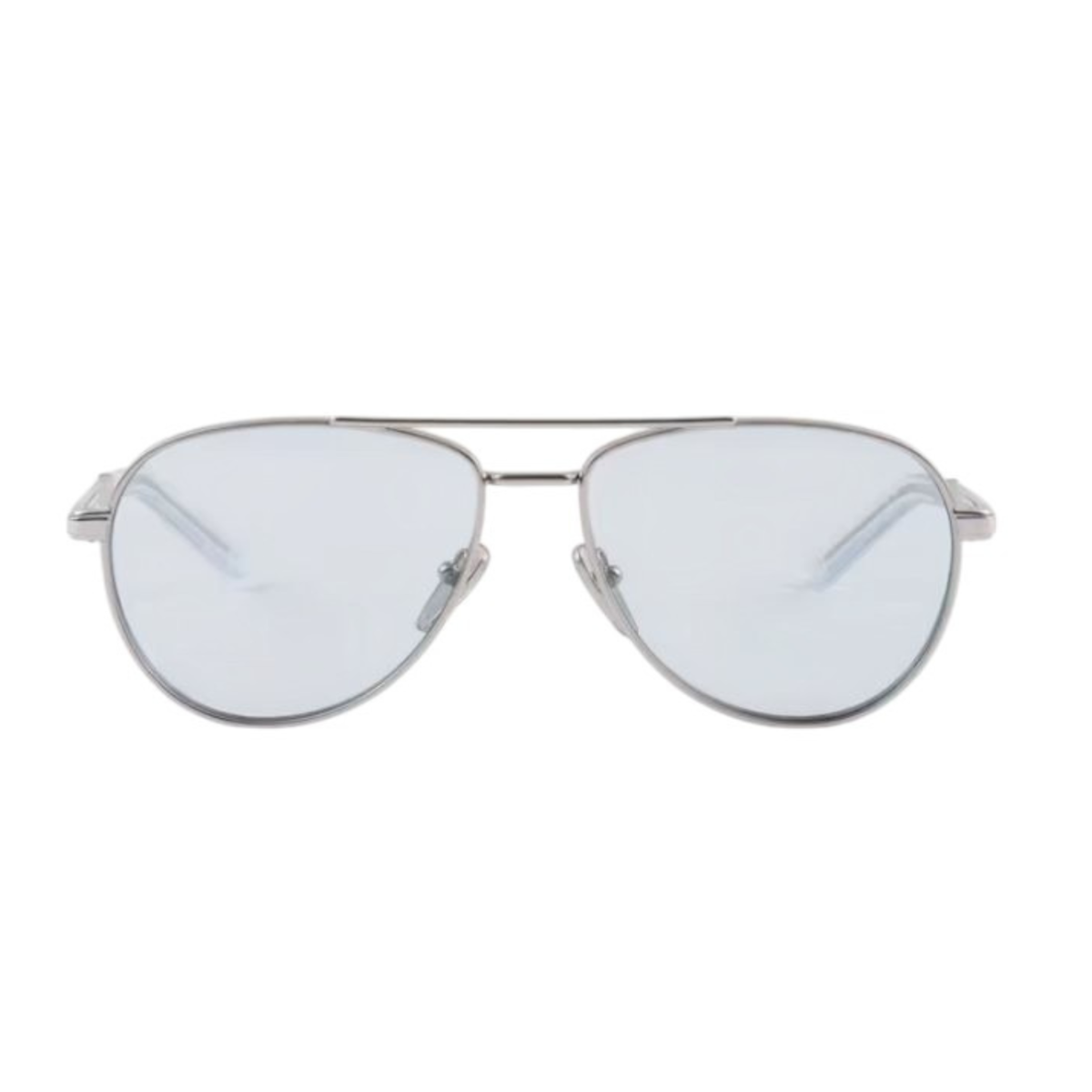 Sunglasses with Iconic Metal Plaque