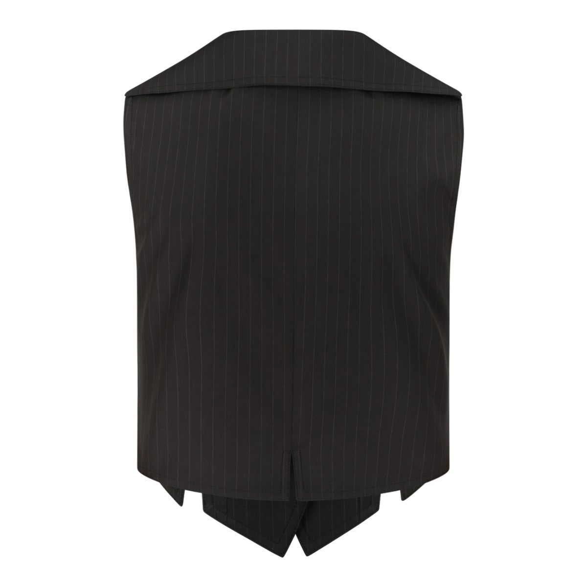 Vivienne Westwood Black Pinstripe Tailored Vest.