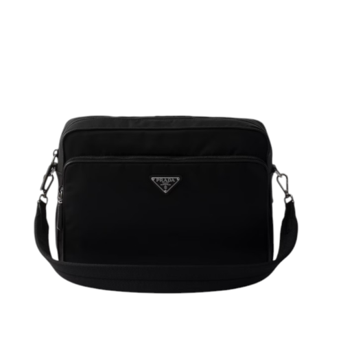 Prada Black Nylon Crossbody Bag.