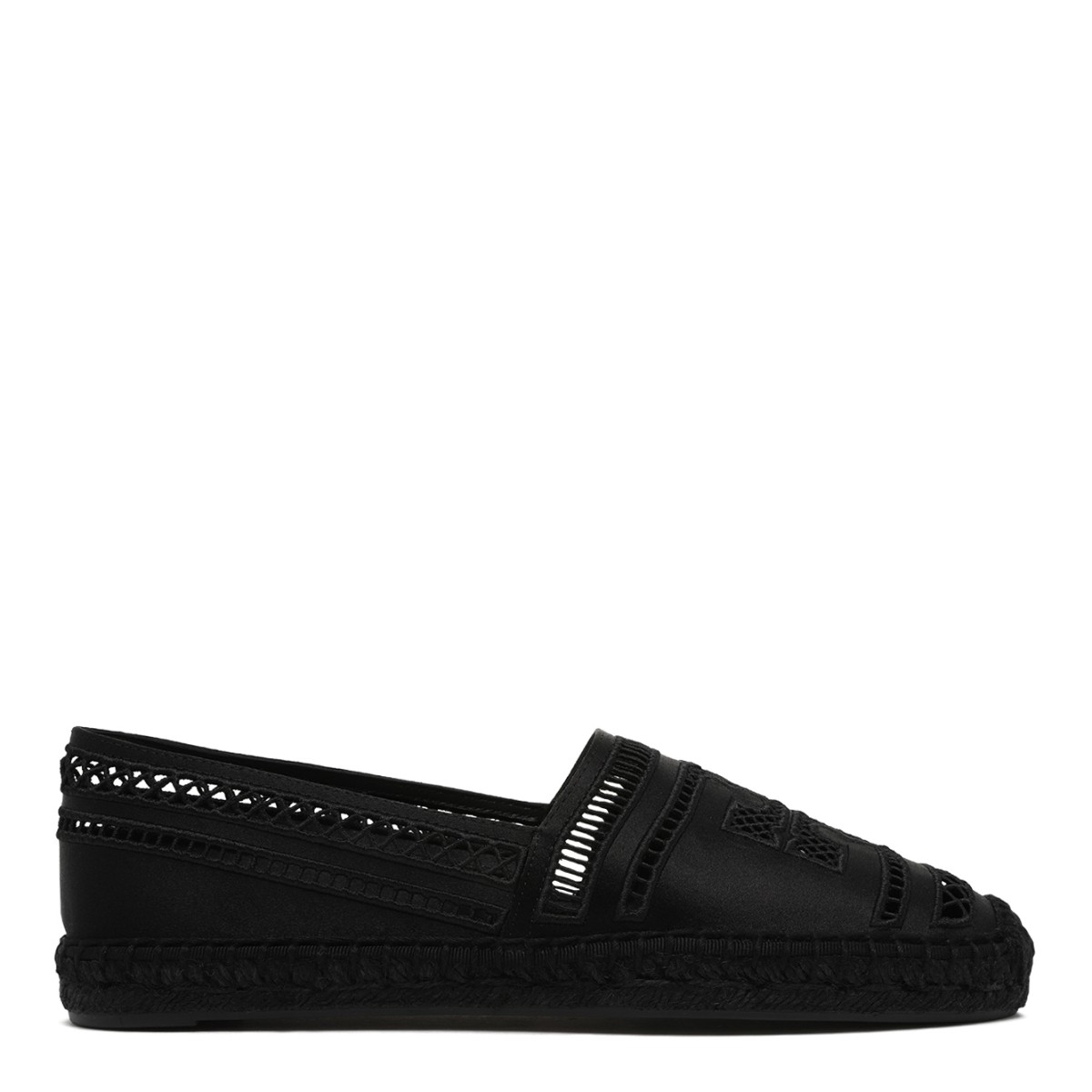 Tory Burch Black Leather Loafers.