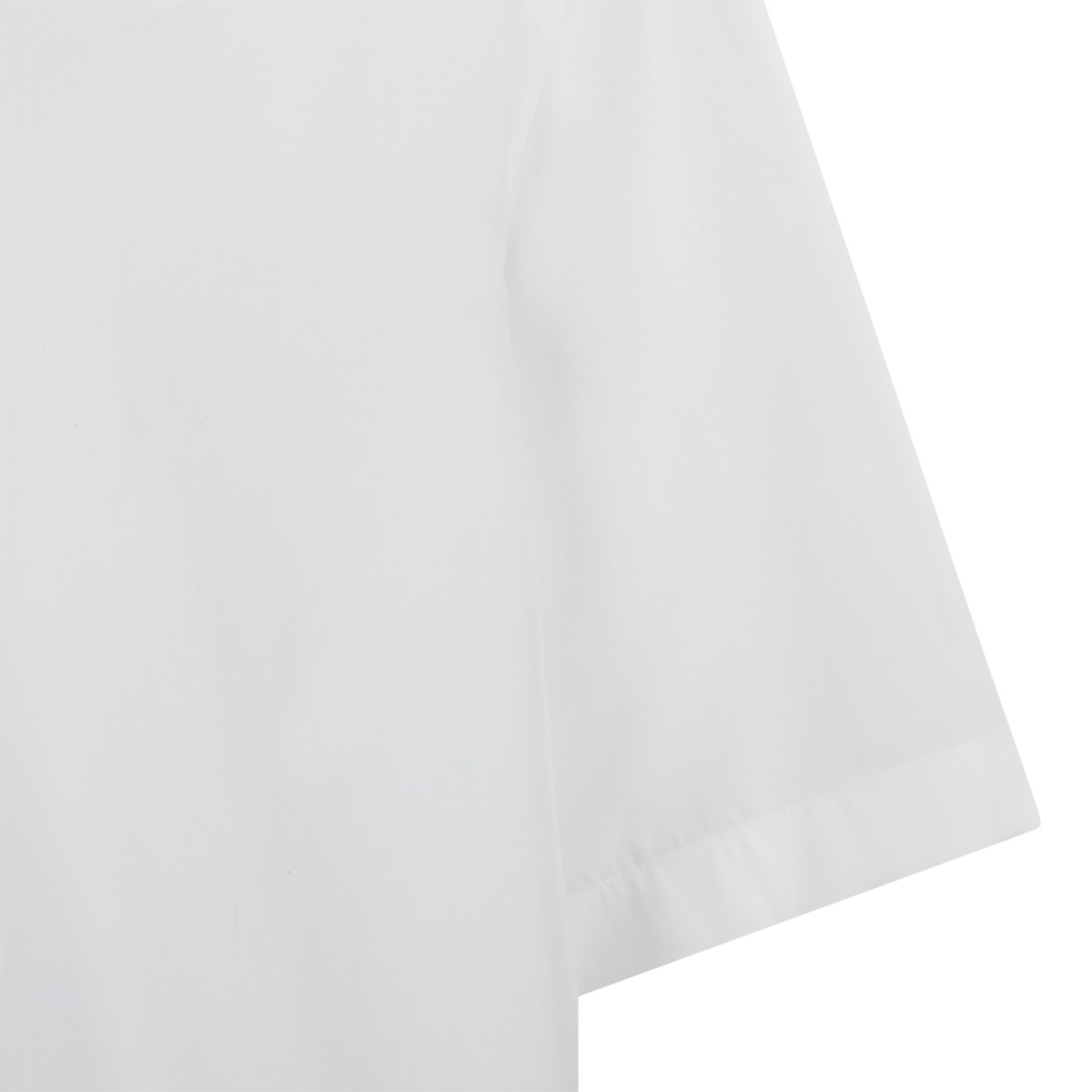 BOSS x David Beckham White Short-Sleeve Shirt.