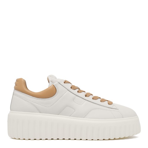 Hogan White Platform Sneakers. 