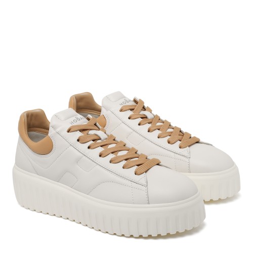 Hogan White Platform Sneakers.  2