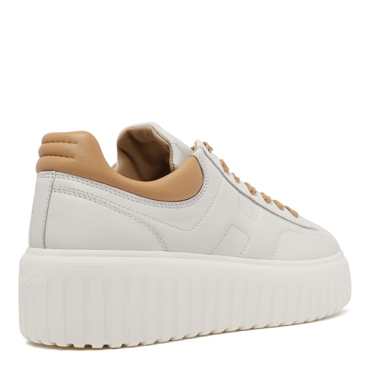 Hogan White Platform Sneakers. 