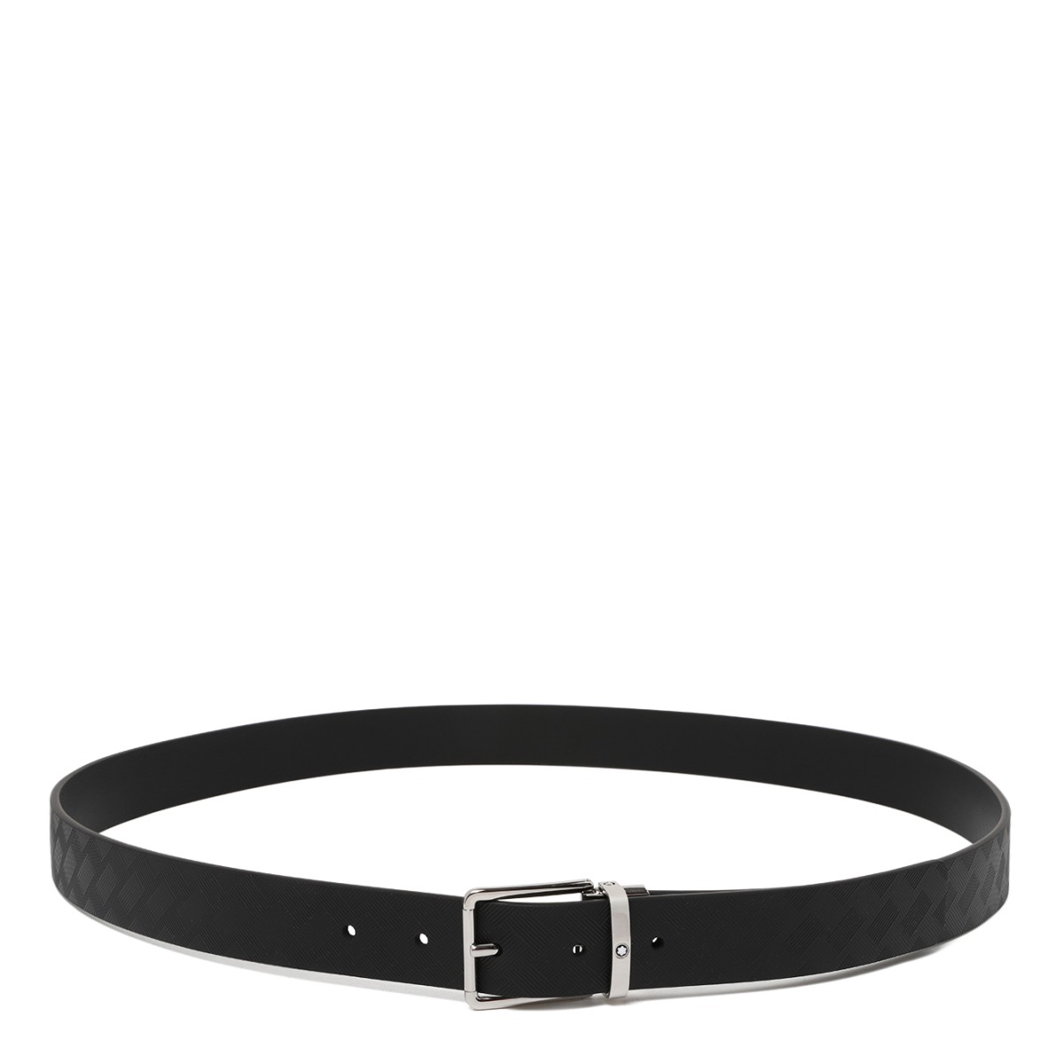 Montblanc Black Leather Belt.