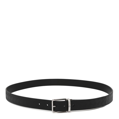 Montblanc Black Leather Belt.