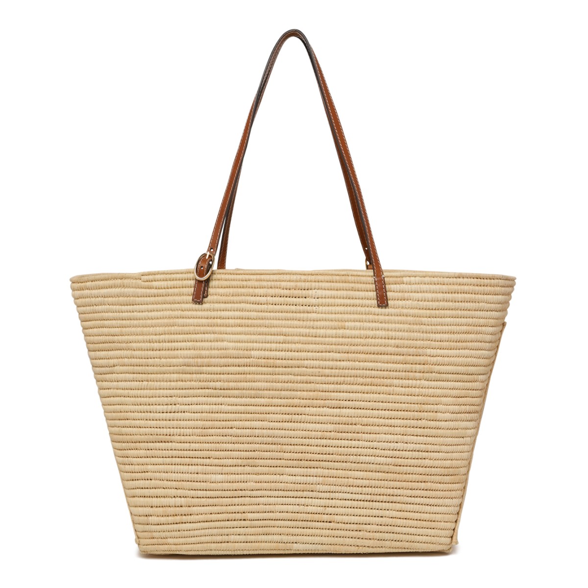 Tory Burch Natural Woven Tote Bag.