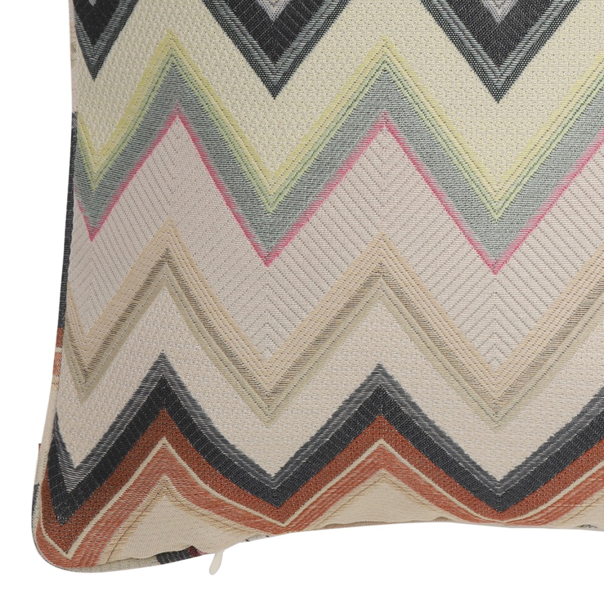 Missoni Multicolor Zigzag Cushion.