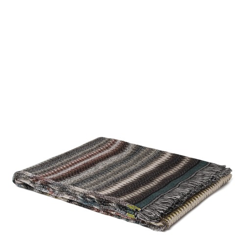 Missoni Multicolor Striped Throw Blanket.