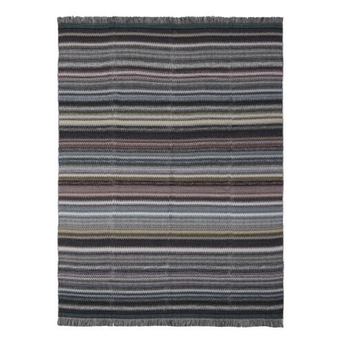 Missoni Multicolor Striped Throw Blanket. 2