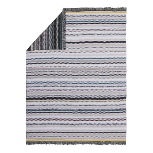 Missoni Multicolor Striped Throw Blanket.