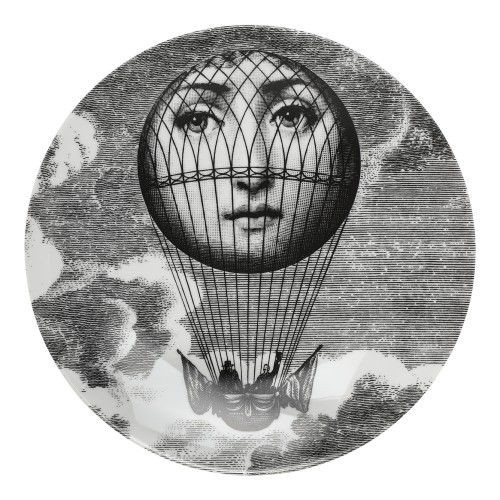Fornasetti Hot Air Balloon Decorative Plate.