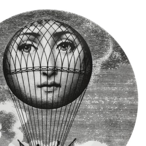 Fornasetti Hot Air Balloon Decorative Plate.
