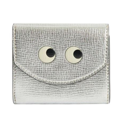 Eyes Mini Trifold Zip Wallet