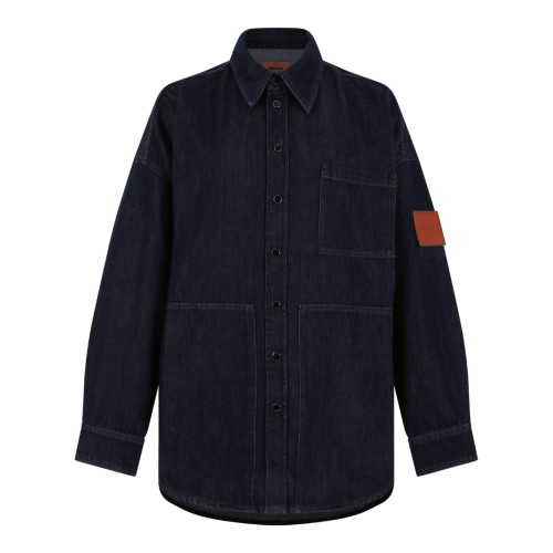 Missoni Dark Blue Denim Overshirt.