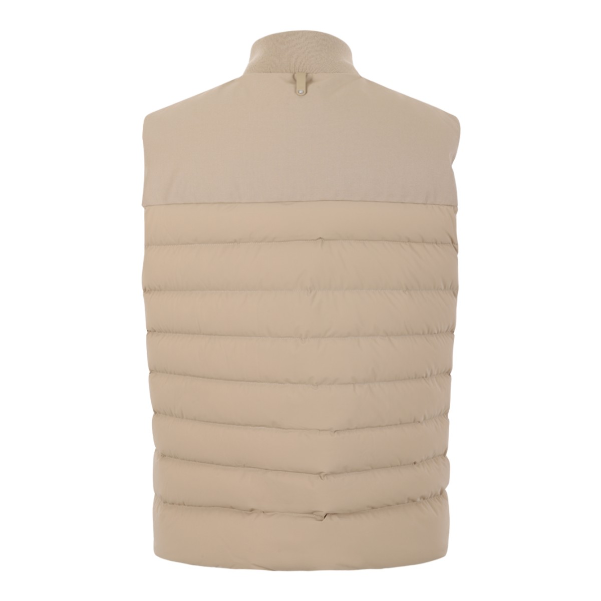 Mackage Beige Quilted Down Vest.