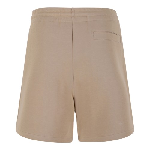 Mackage Beige Cotton Sweat Shorts with Utility Pocket.
