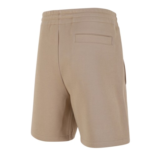 Mackage Beige Cotton Sweat Shorts with Utility Pocket.
