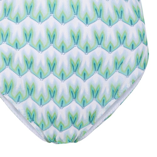 Missoni Multicolor Zigzag Knit Bikini Set.