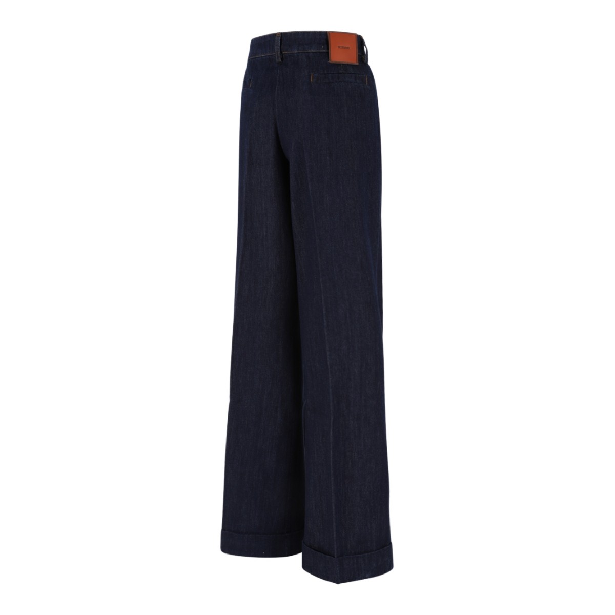 Missoni Dark Blue Wide-Leg Denim Trousers.