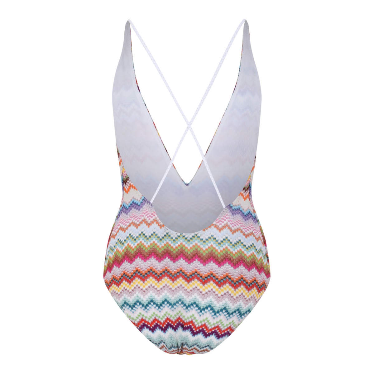 Missoni Multicolor Zigzag One-Piece Swimsuit.