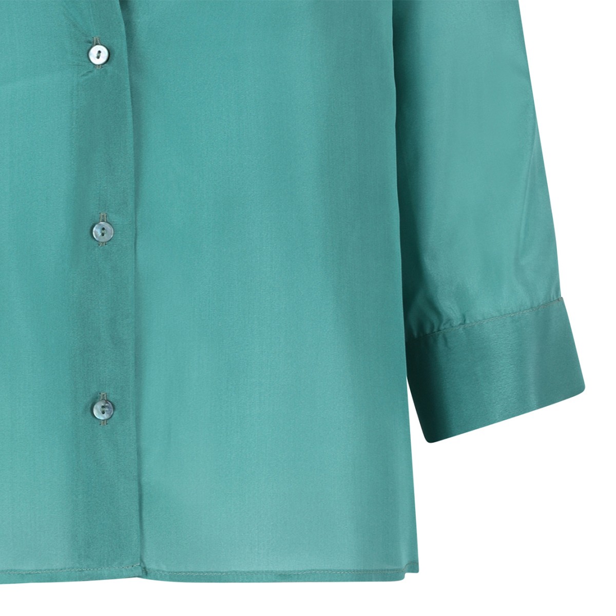 Merci Turquoise Sheer Blouse.