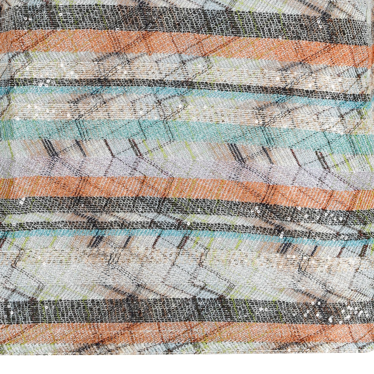 Missoni Multicolor Zigzag Knit Sleeveless Top.