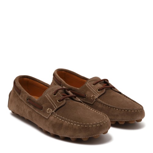 Boat Gommino Bubble Loafers In Suede