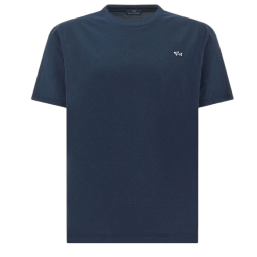Paul & Shark Blue Cotton T-Shirt.  
