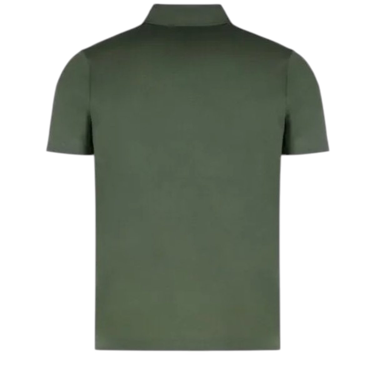 Paul & Shark Olive Green Cotton Piqu Polo Shirt.